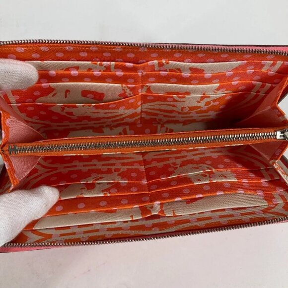 AUTHENTICITY GUARANTEED HERMES Long wallet Azap Long Silk-In Zip Around Long Wal - Picture 14 of 15